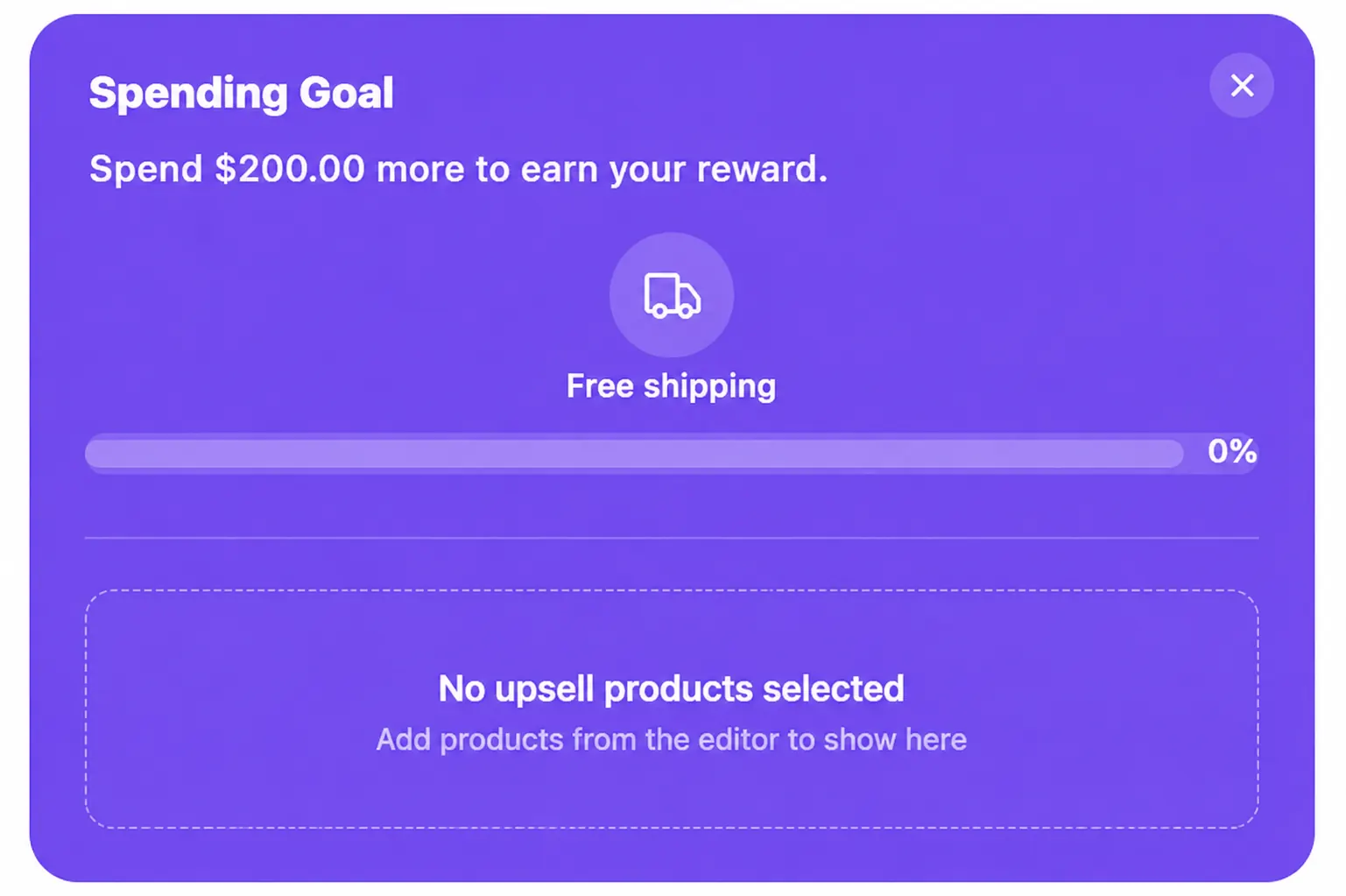 Spending Goal